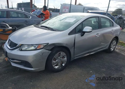 2013 Honda Civic Lx from USA, damaged, VIN 19XFB2F51DE287140
